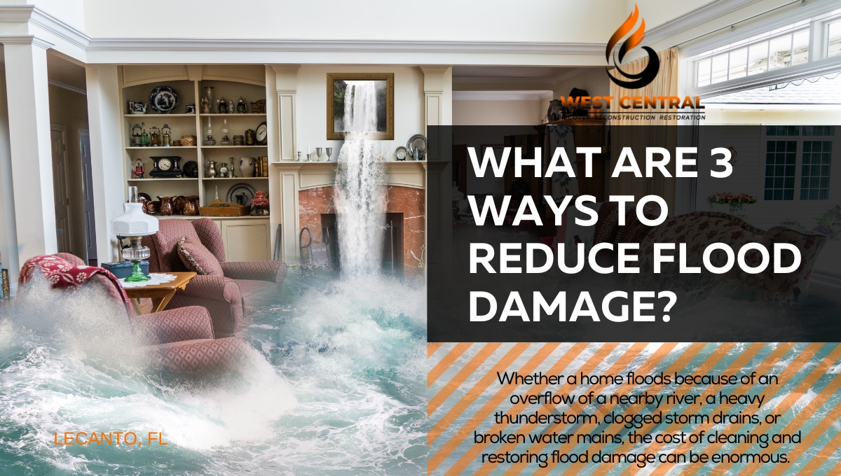 What Are 3 Ways To Reduce Flood Damage